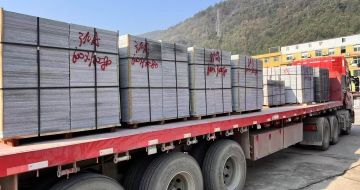 临汾 芝麻灰地铺石出货日常