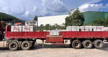 临汾 芝麻灰花岗岩地铺石出货日常