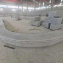临汾 芝麻白异形坐凳，自然面光面弧形加工