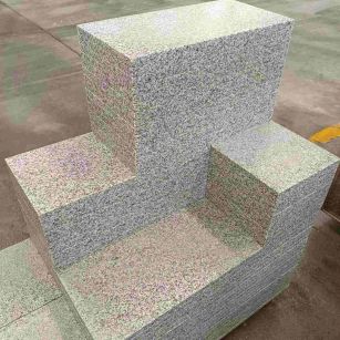 临汾 白麻花岗岩荔枝面地铺石