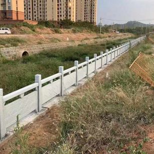 临汾 白麻河道栏杆效果展示图
