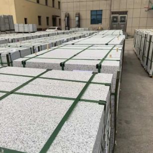 临汾 白麻花岗岩5.0公分荔枝面地铺石