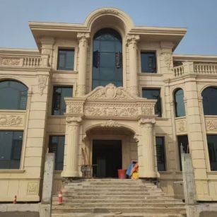 临汾 黄金麻花岗岩别墅外墙干挂