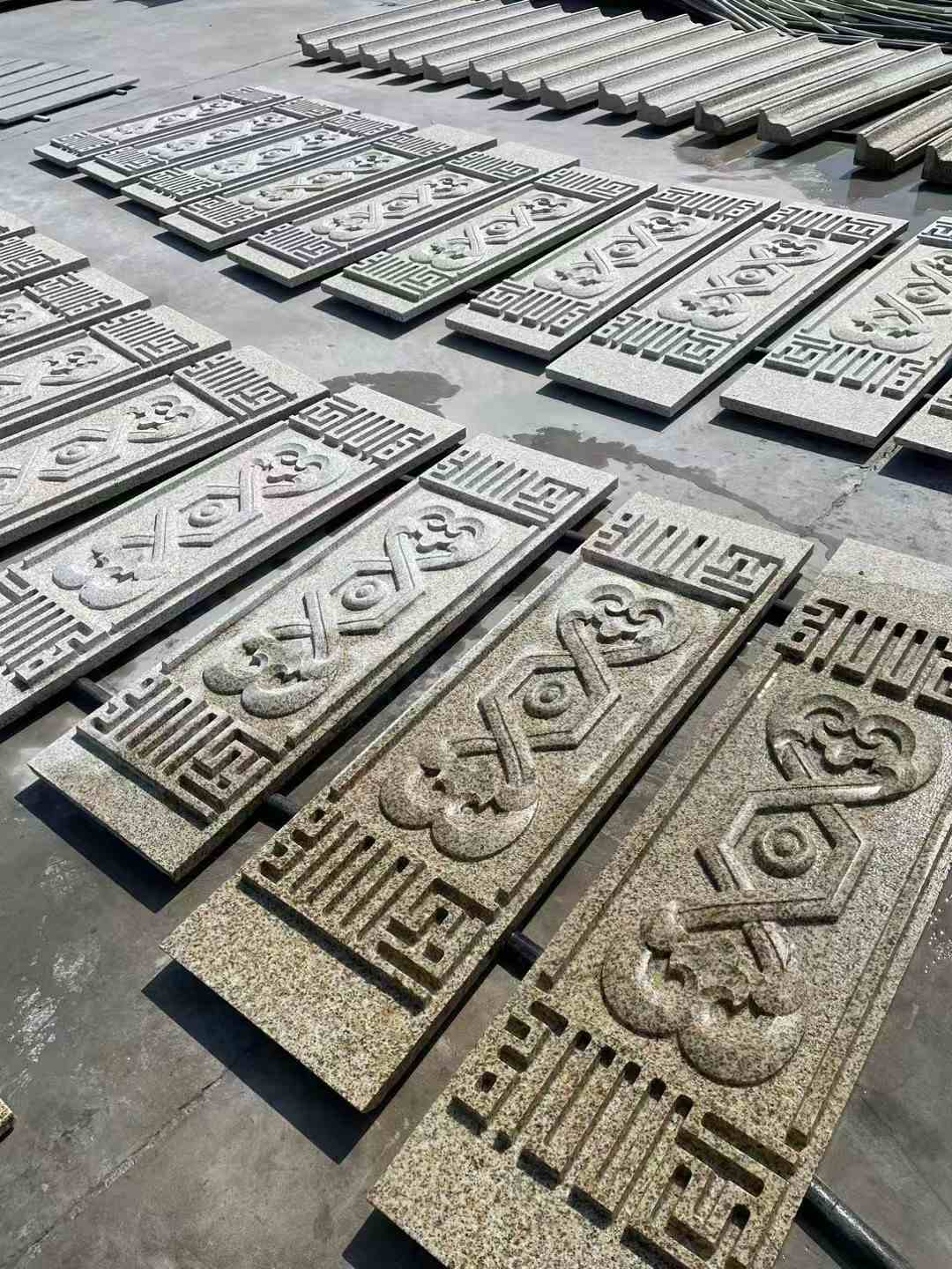 临汾 黄金麻花岗岩外墙雕刻板