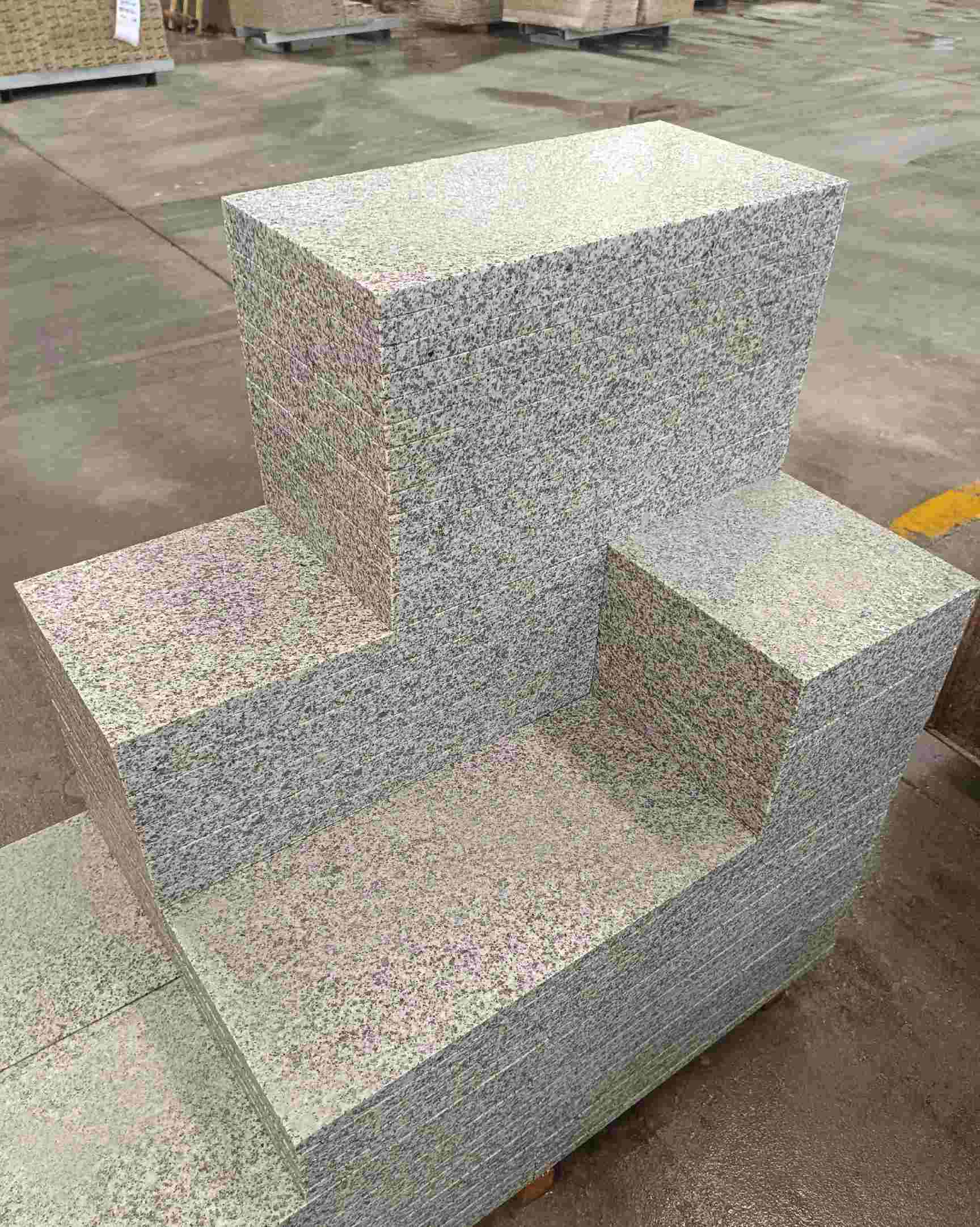 临汾 白麻花岗岩荔枝面地铺石