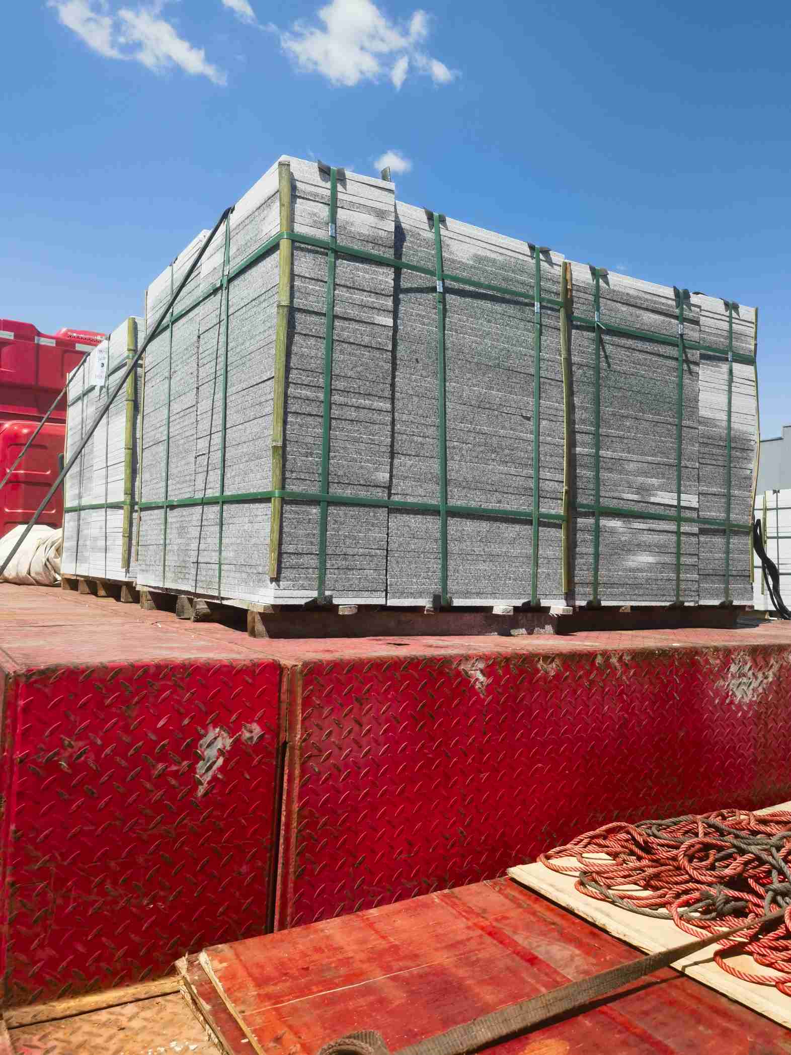 临汾 芝麻白火烧规格板地铺石300*600/600*600