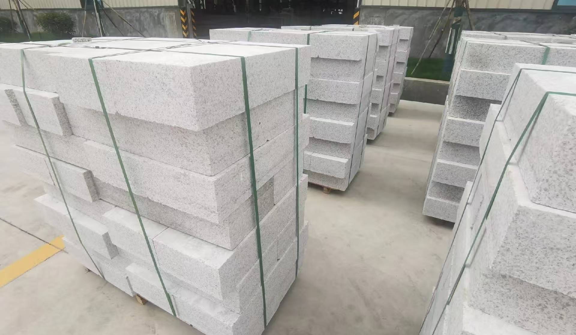 临汾 白麻花岗岩路沿石，立缘石，平缘石，路牙石，道牙石，马路牙子等